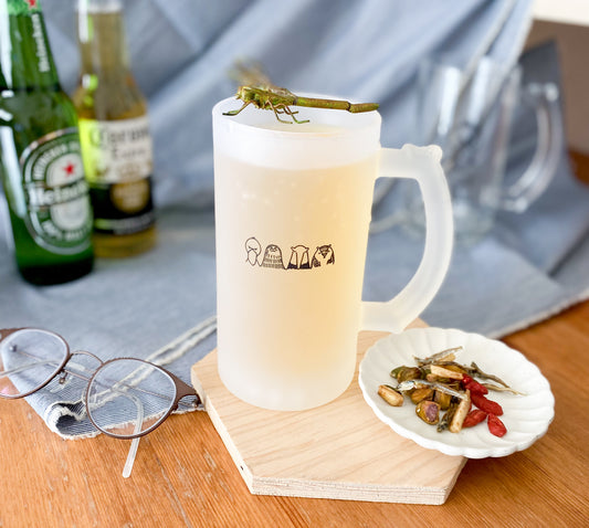 【期間限定】無の動物たちのジョッキ