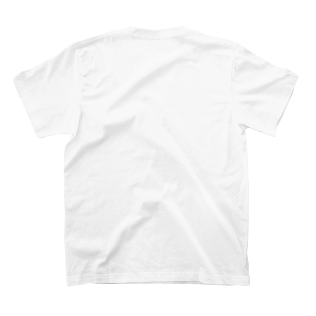 ハシビロコウと花束Tシャツ