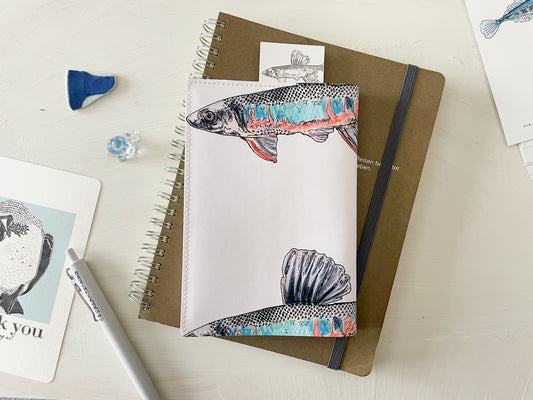 オイカワのブックカバー