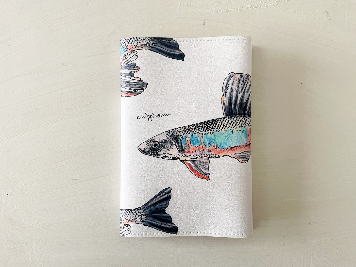 オイカワのブックカバー