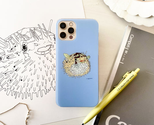 ハリセンボンのスマホケース