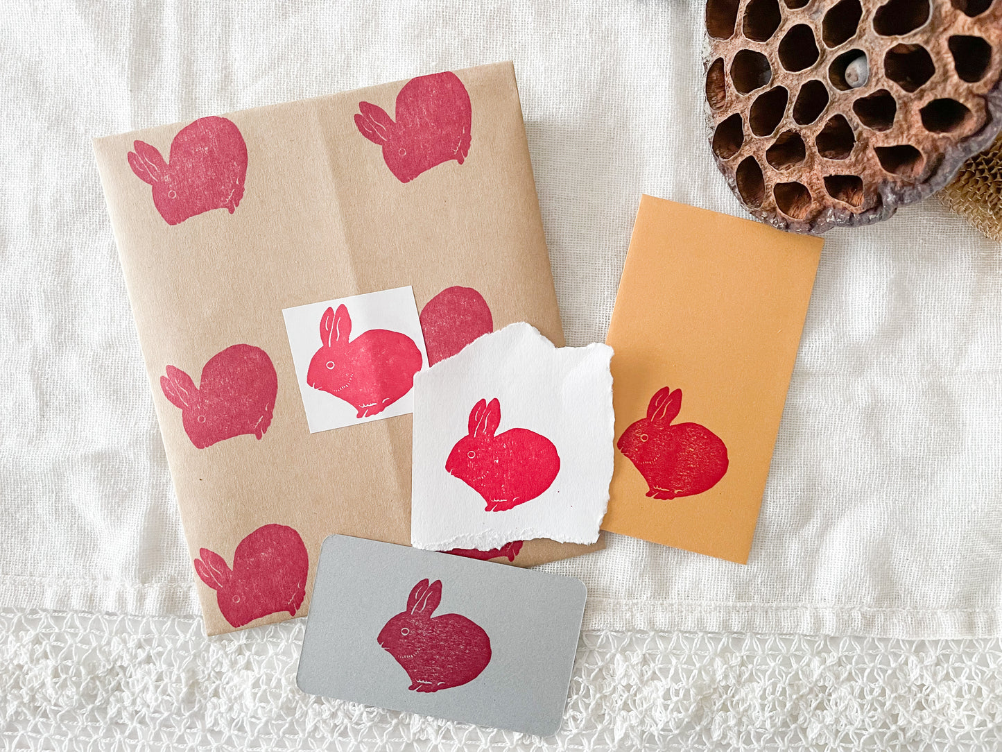 うさぎのシャチハタスタンプ 干支その2