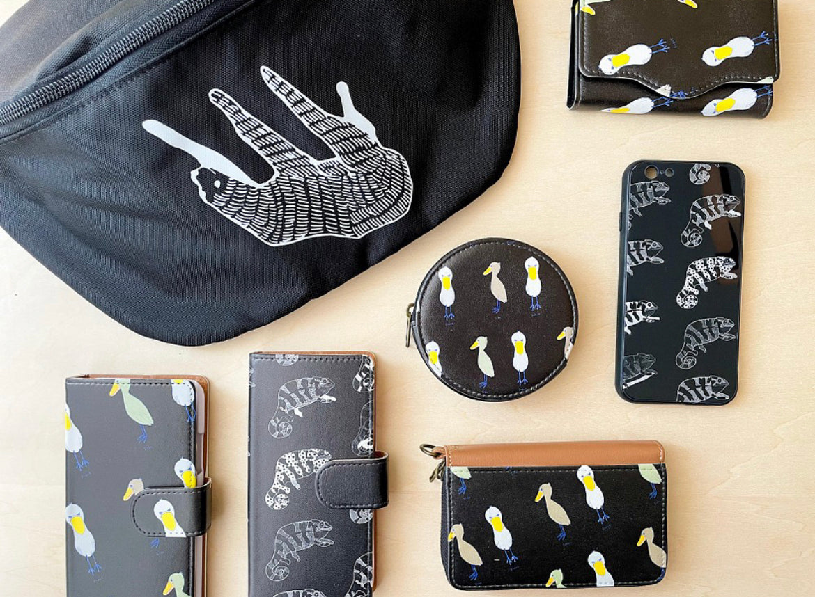 黒ハシビロコウのコインケース