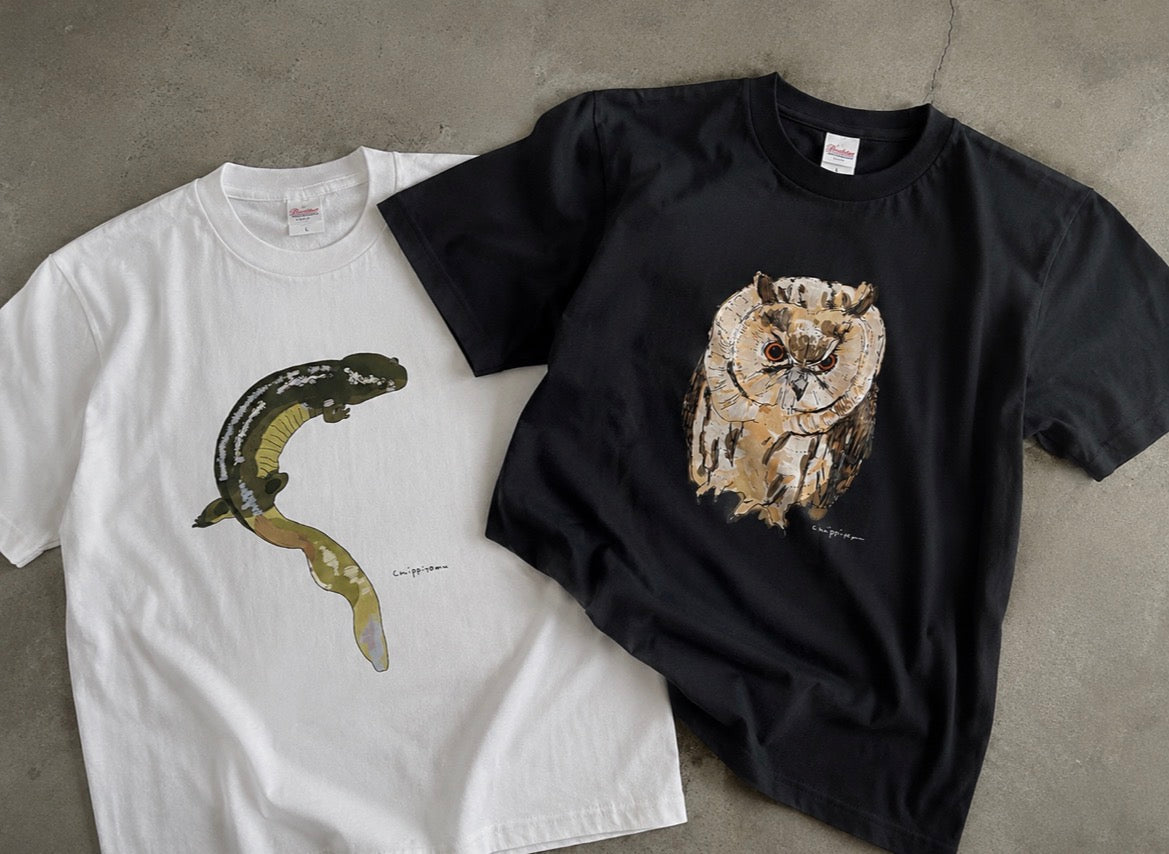 トラフズクのTシャツ