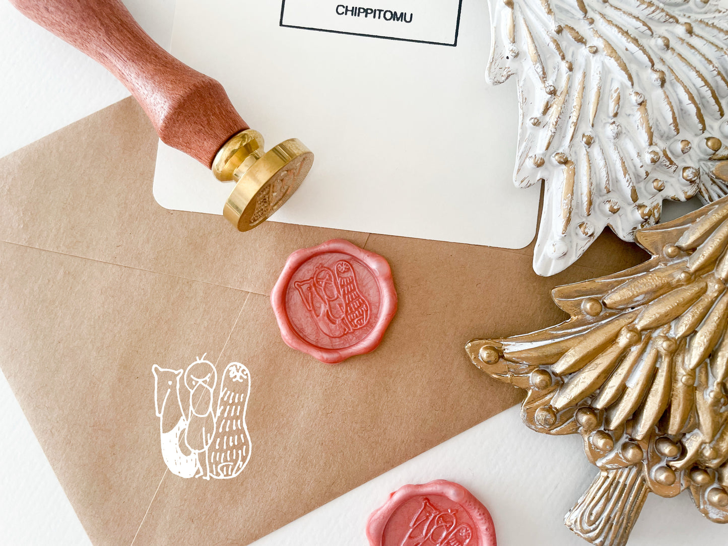 【期間限定】無の動物たちのシーリングスタンプ