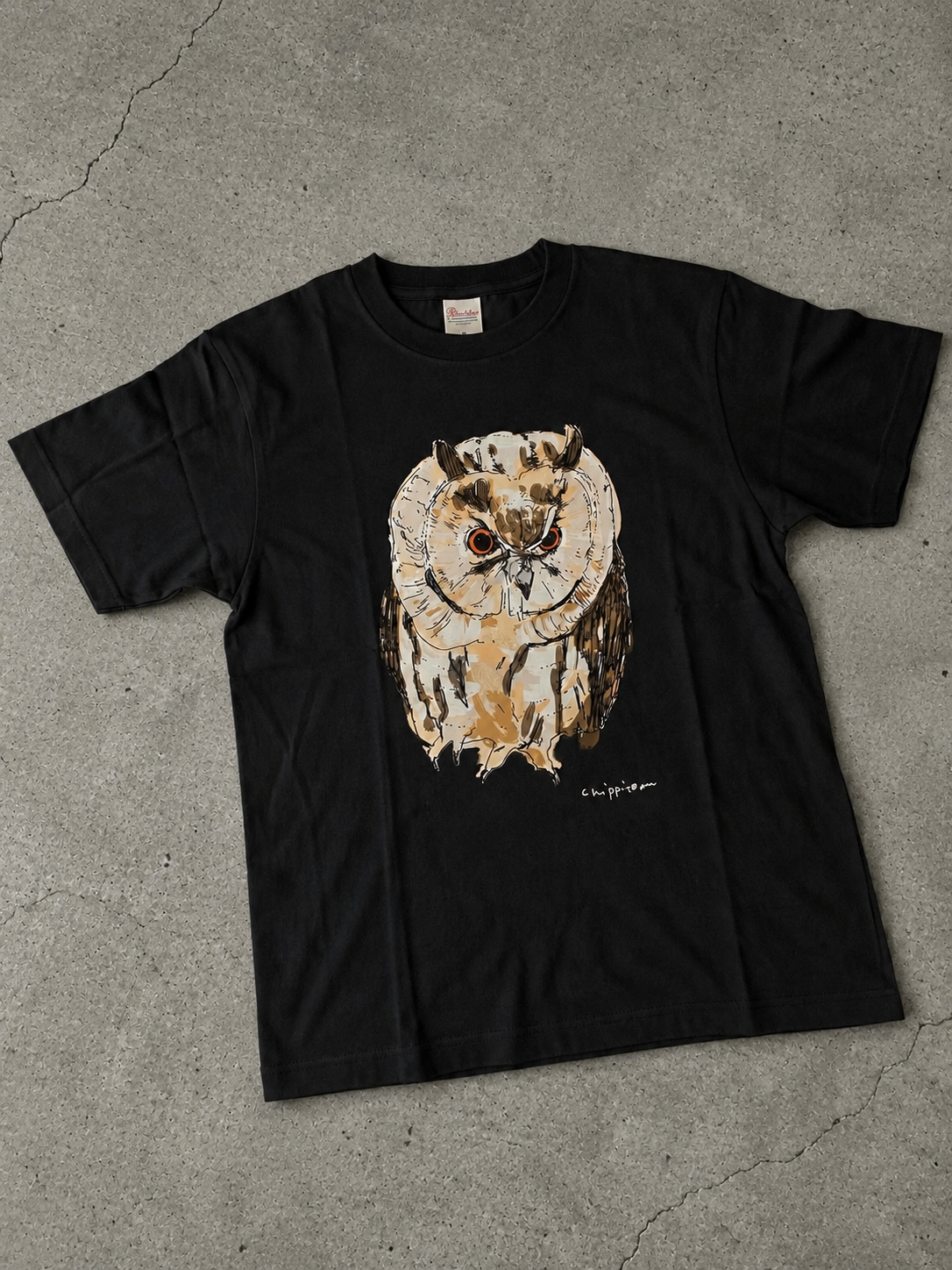 トラフズクのTシャツ