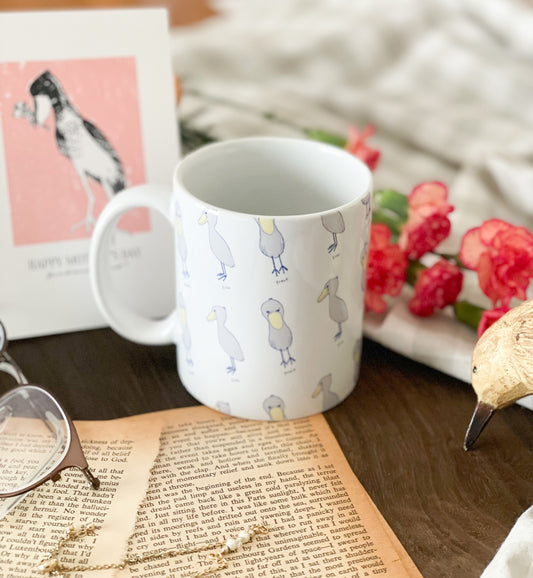 【母の日早割】ハシビロコウたくさんマグカップ