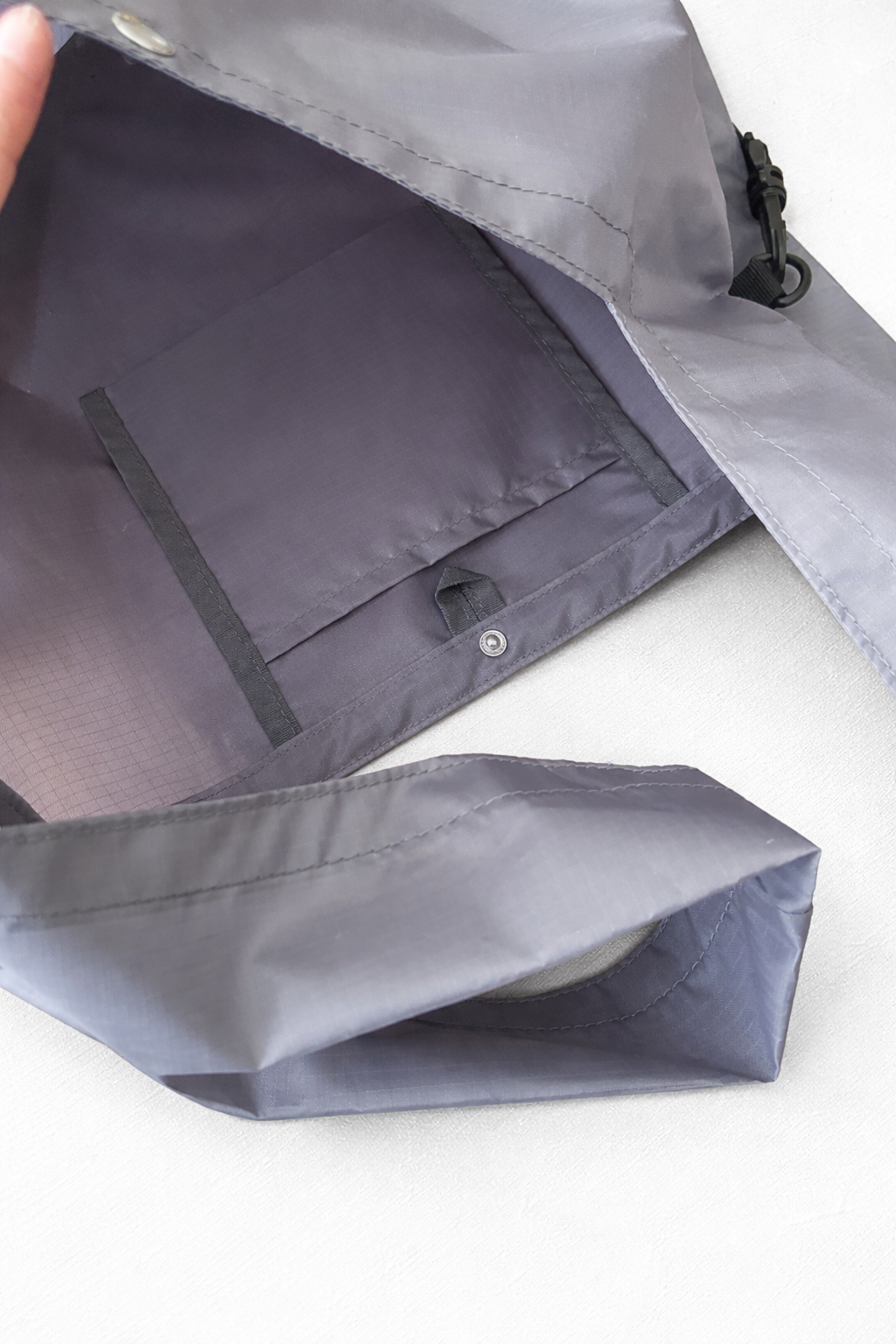 無の鳥ハシビロコウのショルダーエコバッグ