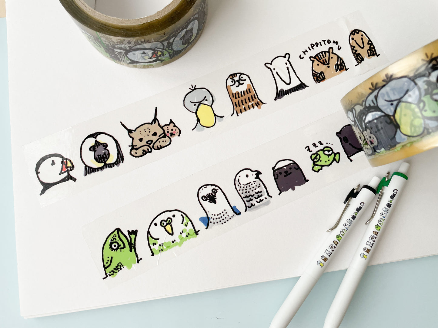 無の動物たちのpoppin♬透明テープ