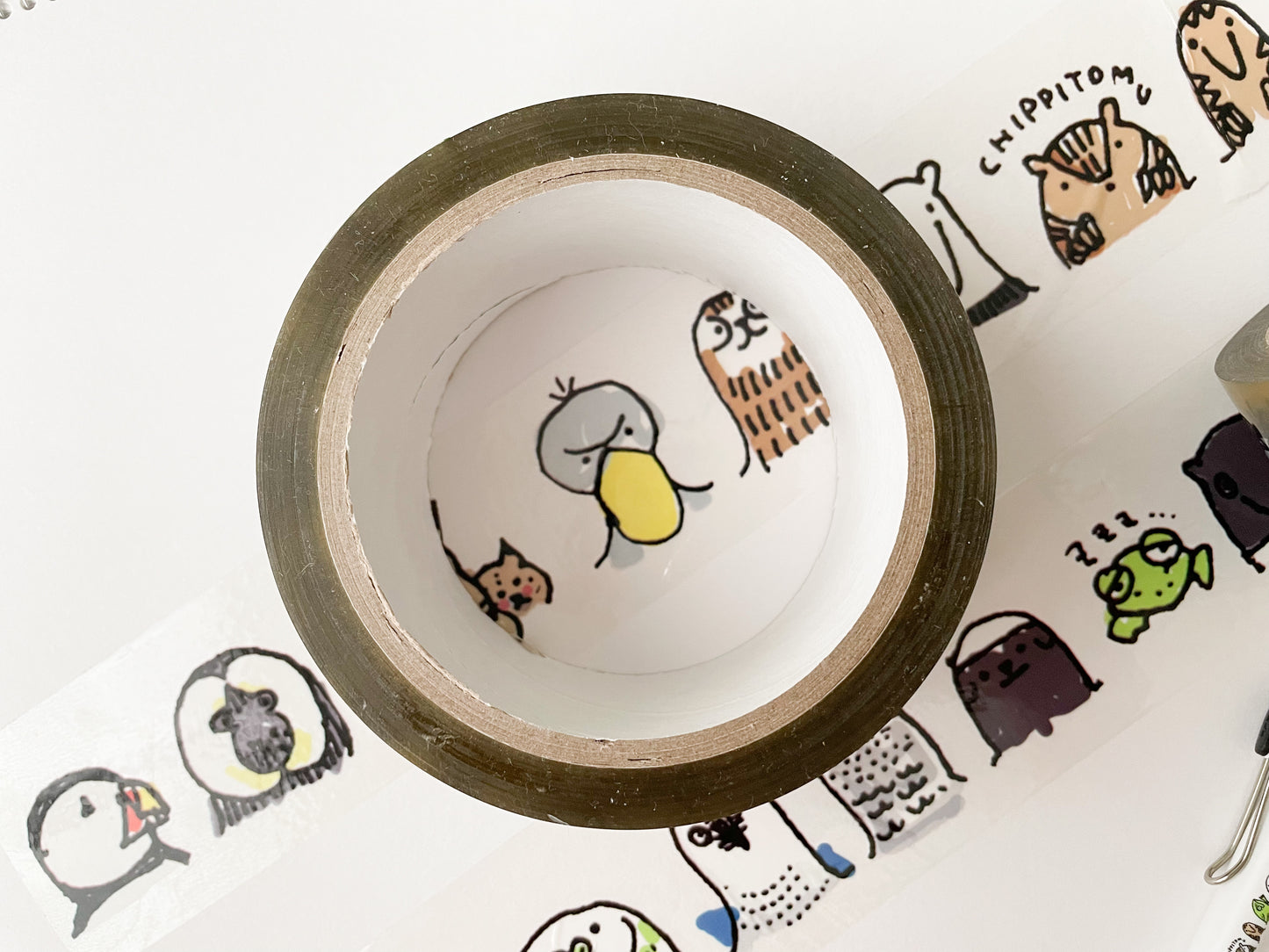 無の動物たちのpoppin♬透明テープ